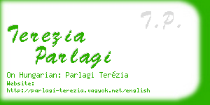 terezia parlagi business card